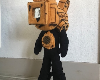 Projector Man Plushie- Handmade- Fanmade (Unofficial)-Projectionist