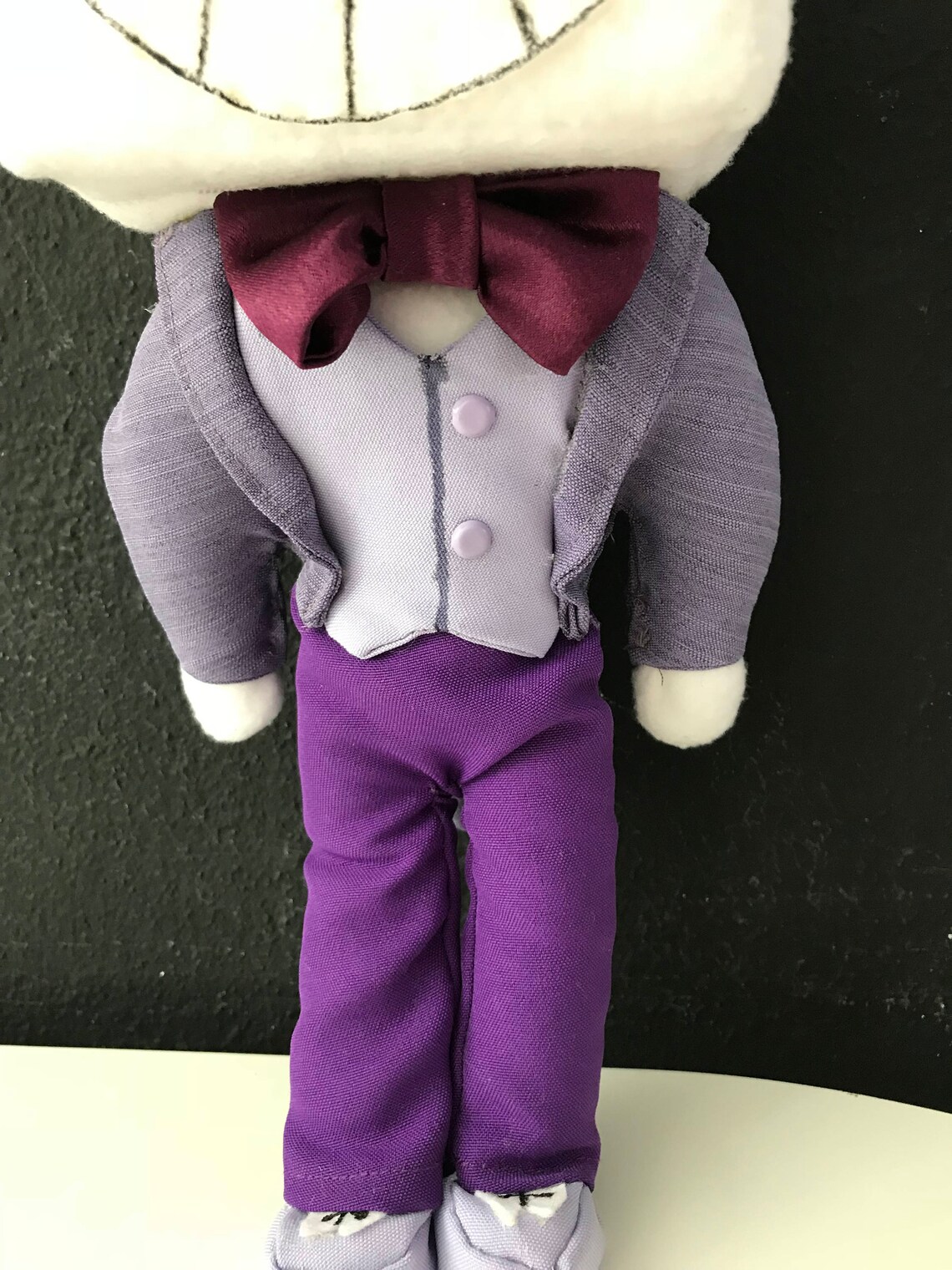 King Dice plushie Cuphead Fanmade Etsy