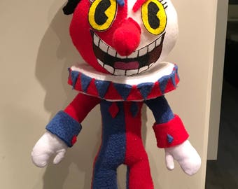 Beppi The Clown Plushie *with squeaker* (Unofficial) Fanmade-Handmade