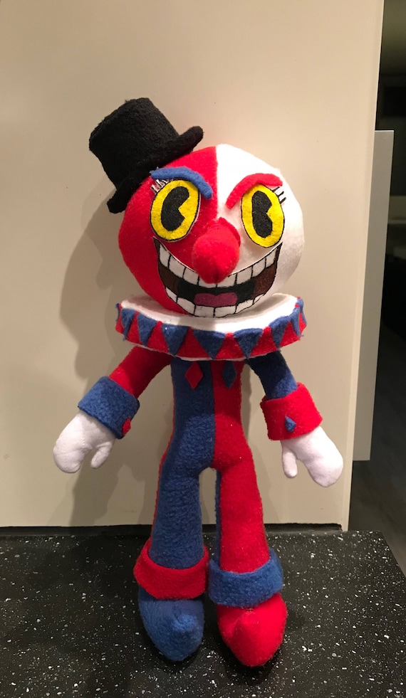 Beppi the Clown Plushie cuphead with Squeaker - Etsy