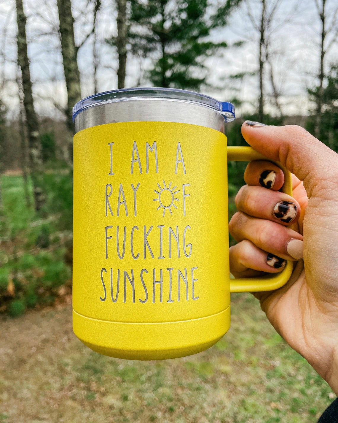 I Am a Ray of Sunshine 20 Oz Travel Cup Coffee Travel Mug Etsy