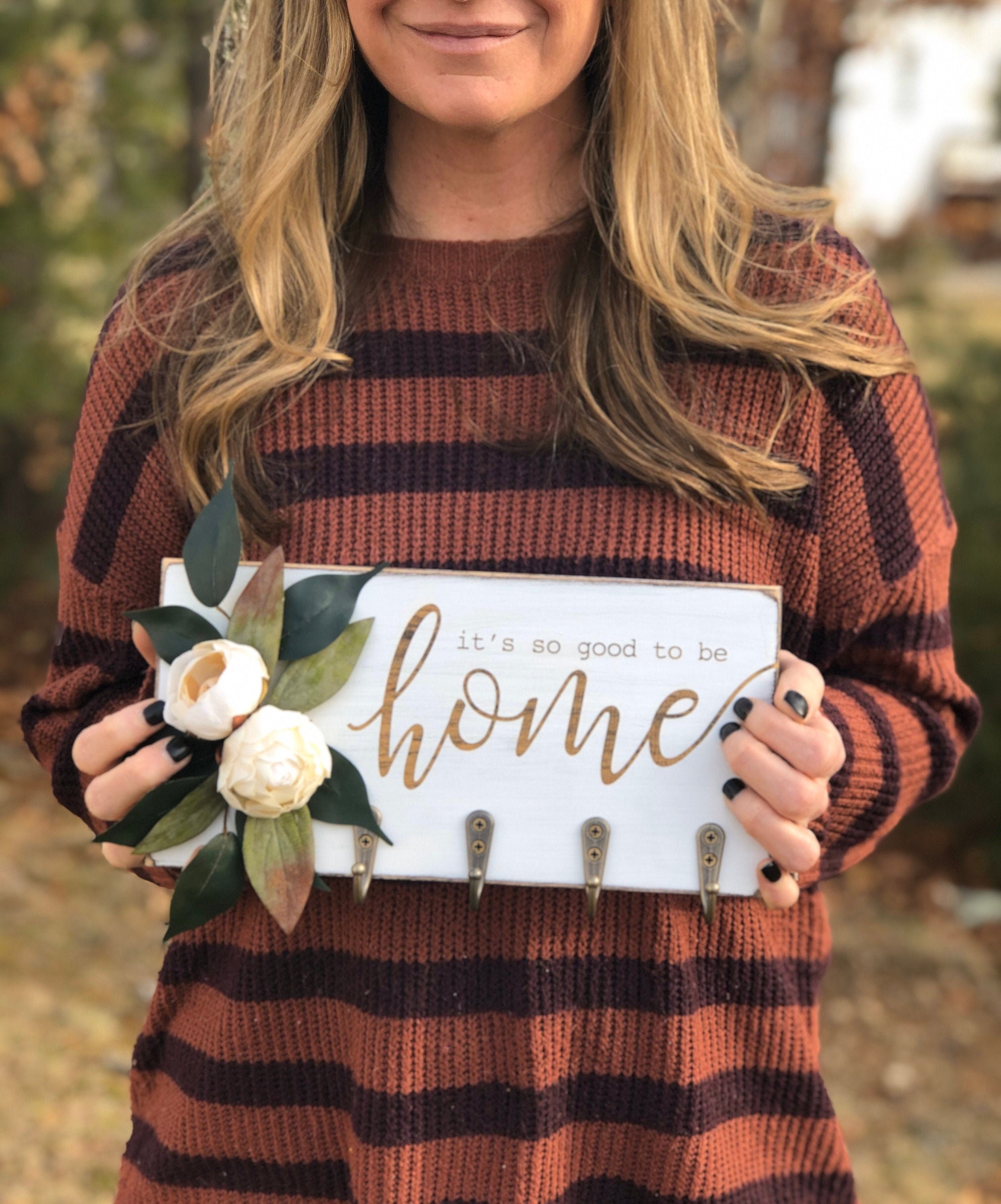 Key Holder, Key Hooks, It's So Good to be Home Key Holder, Key Or…