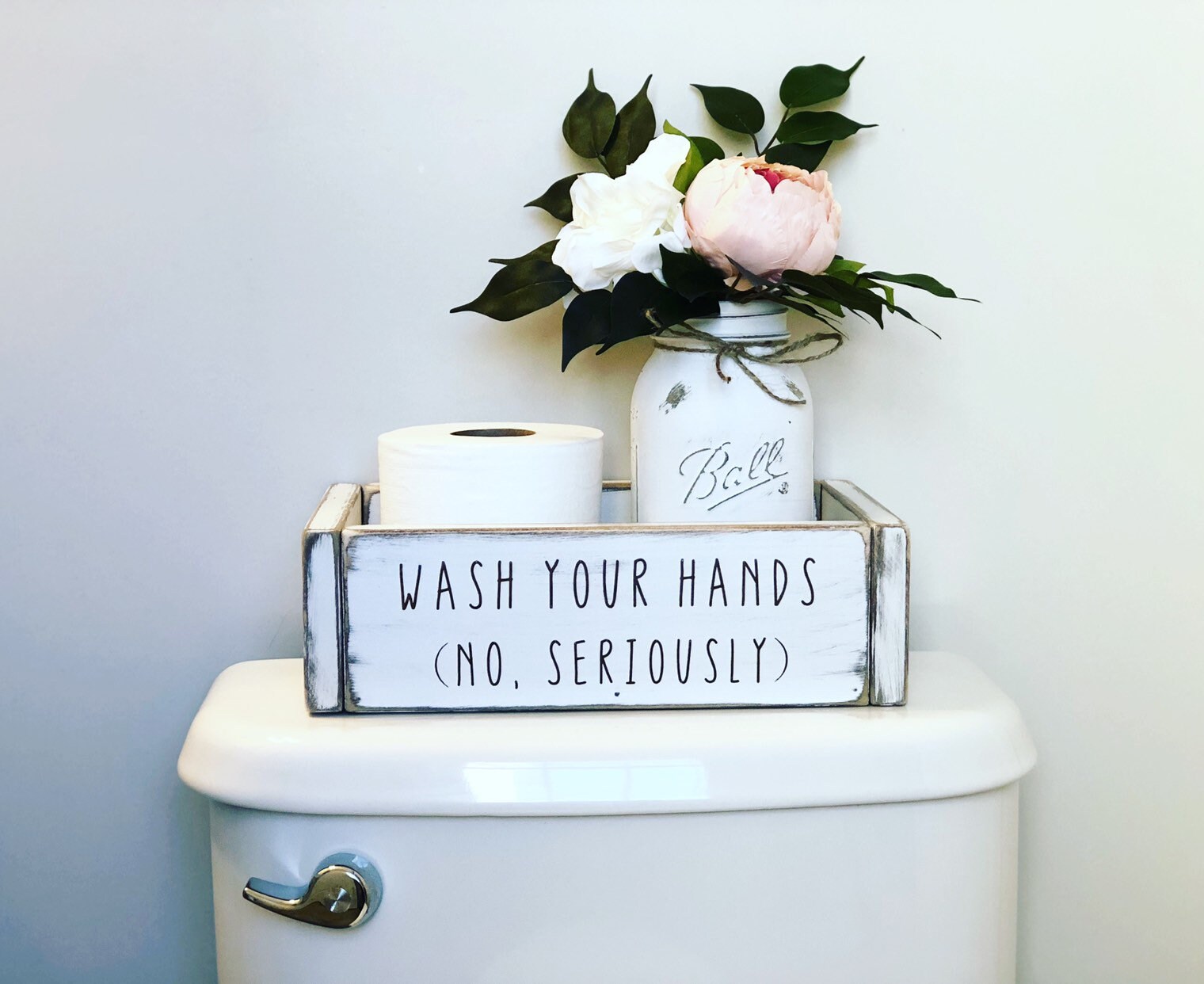 Wood Toilet Paper Holder Box / Bathroom Decor / Bathroom Storage Box …