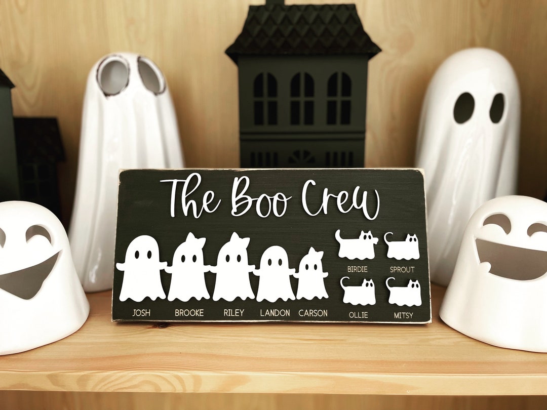 Personalized Halloween Sign Halloween Sign Halloween Ghost - Etsy