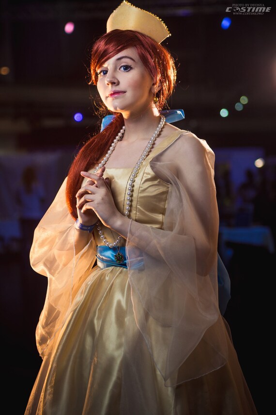 anastasia gold dress