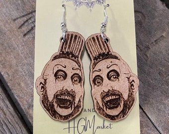 Captain Spaulding Earrings File Glowforge SVG