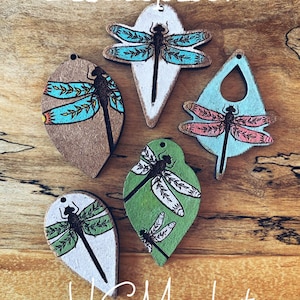 Dragonfly Earring SVG Laser Glowforge File Set