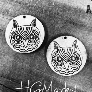 Owl Dangle Earring Laser File