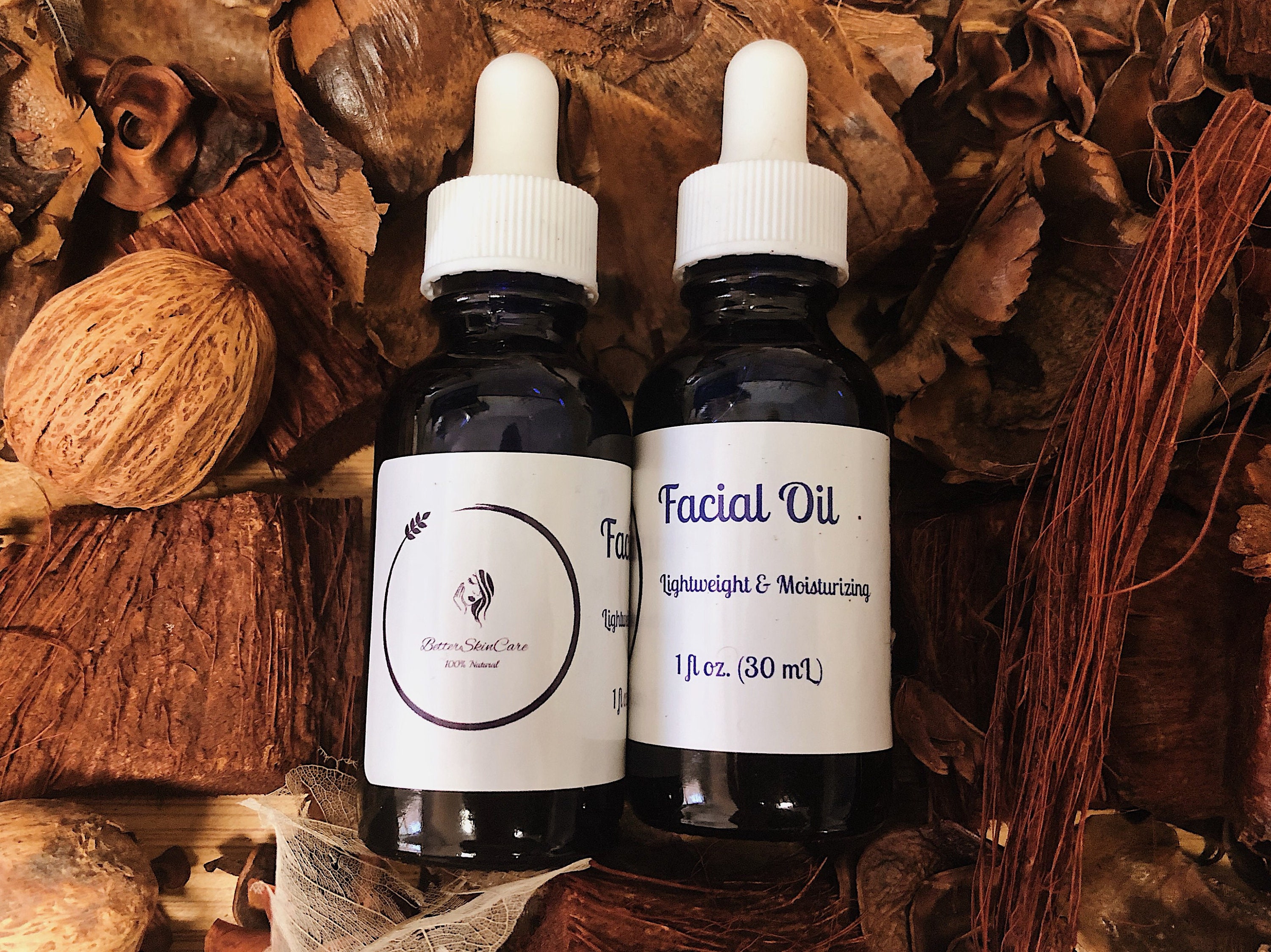 Organic Moisturizing Facial Oil for Sensitive Skin Etsy