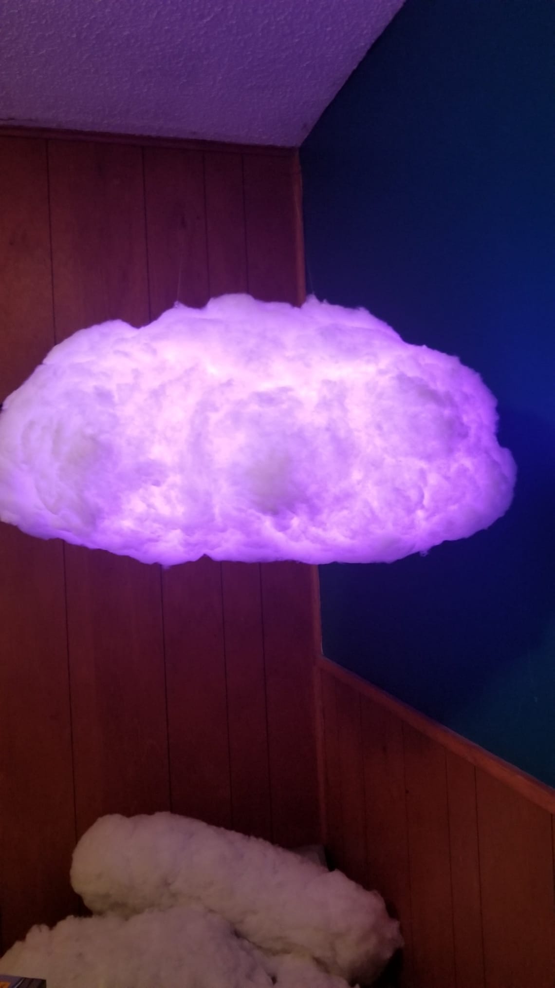 Light up Cloud 24 Long Led CLOUD LIGHT Night Light Etsy