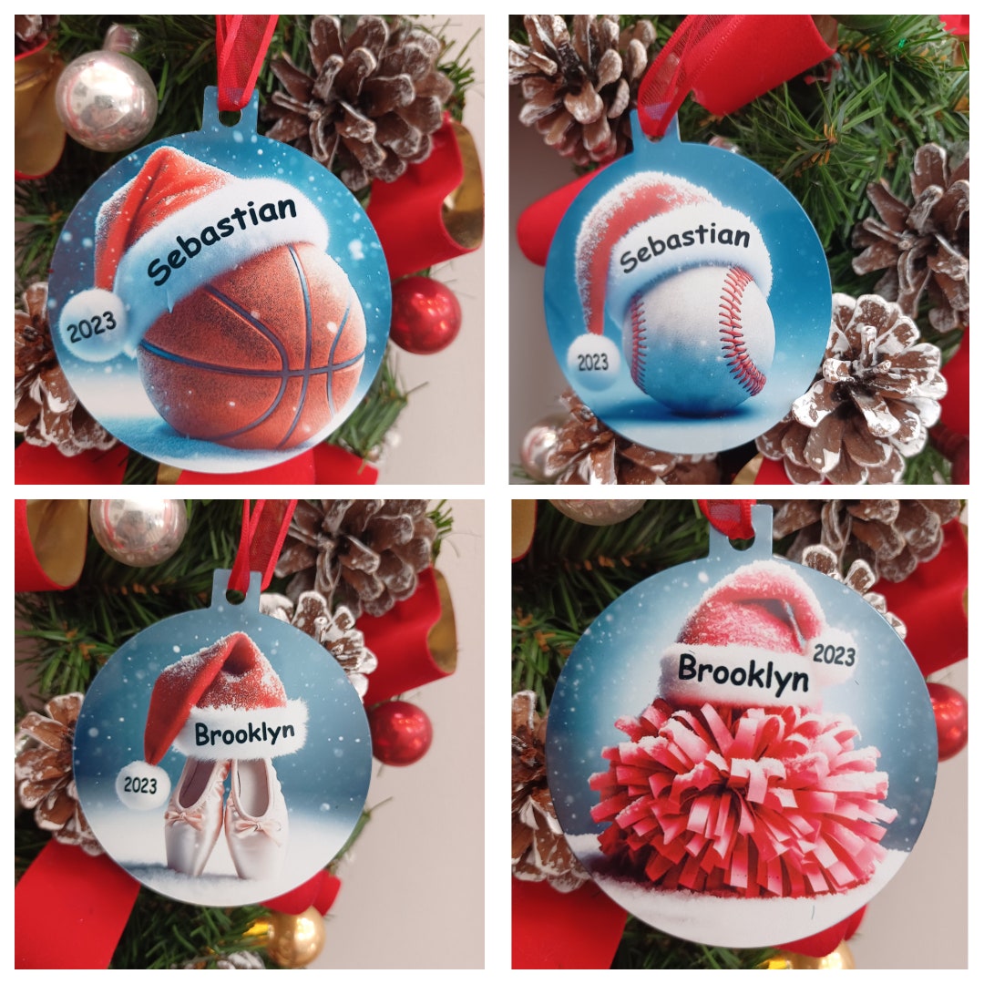 Personalized Sports Ornaments Dance Ornament Custom Cheer Etsy