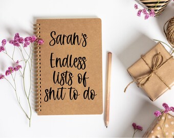 To Do List Notebook Etsy