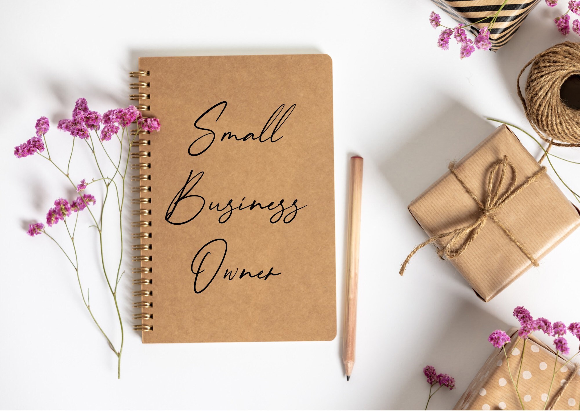 Small Business Owner Notebook A5 Lined Kraft Notebook To Etsy