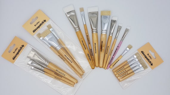 Decopatch Brushes, Decoupage Brush, Premium Brush, Craft Brushes, Nylon  Brush, Silk Brush 