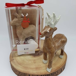 Large Decopatch Deer Kit, Decoupage Deer, Craft Kit, Paper Craft, Paper  Mache Fawn 