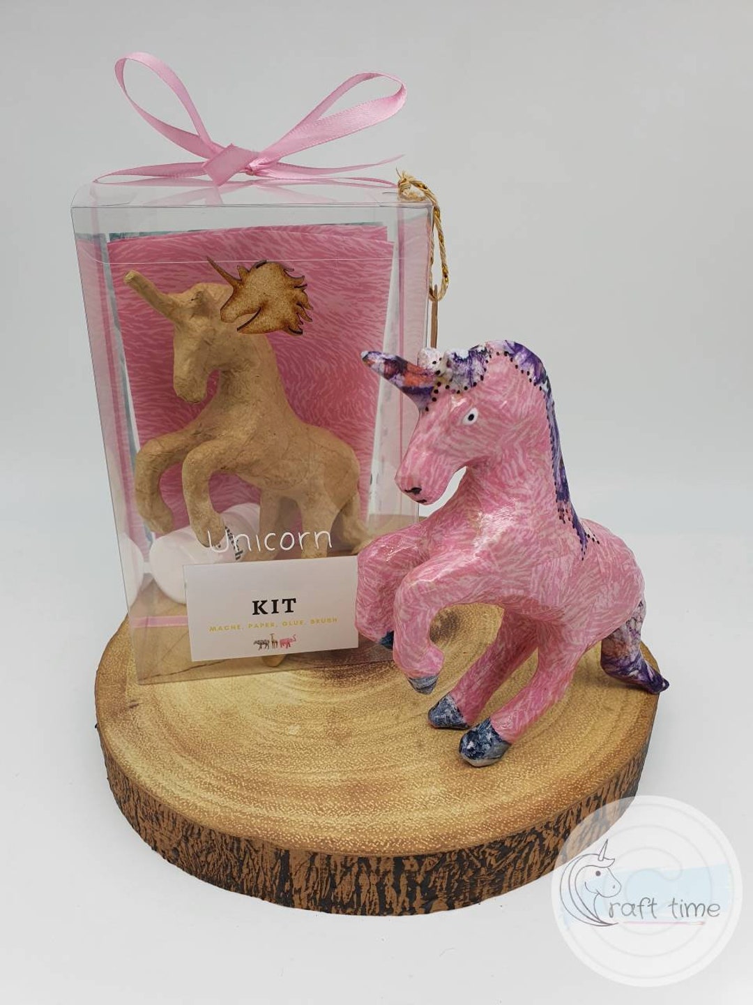 Paper Mache Decoupage Kit, Unicorn Paper Mache Craft Kit