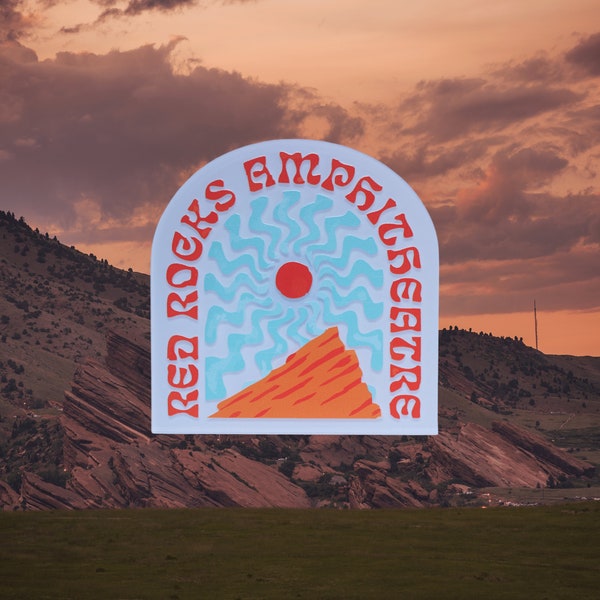 Red Rocks Amphitheater Magnet - Red Rocks Colorado