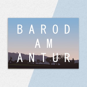 Carden Post 'Barod Am Antur' Cymraeg // Cartolina gallese 'Pronto per l'avventura'