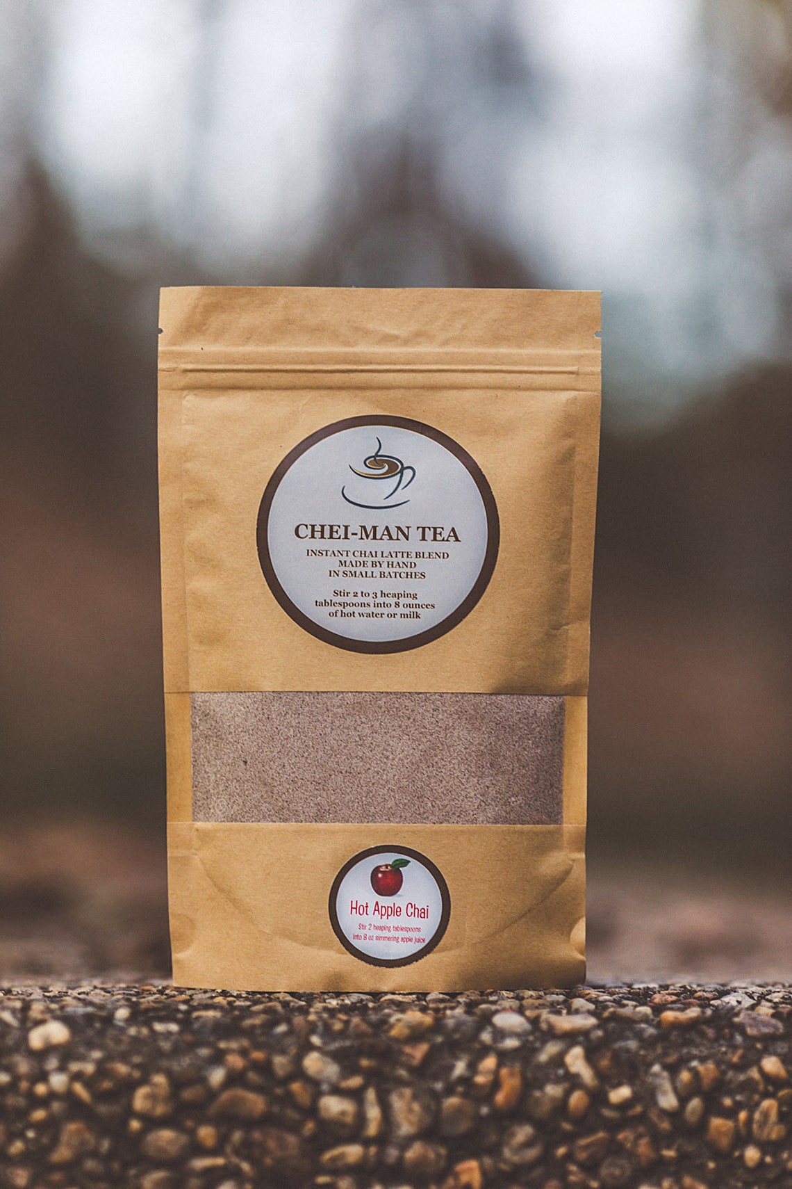 Hot Apple Chai Tea Blend Instant Chai Latte Regular or Decaf Iced or