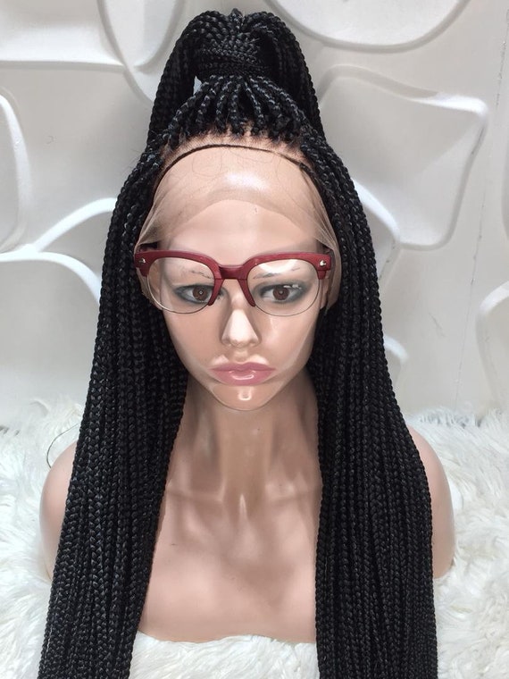 Bob Braid Wig Long Braid Wig Bob Marley Wig Side Part Braid Etsy
