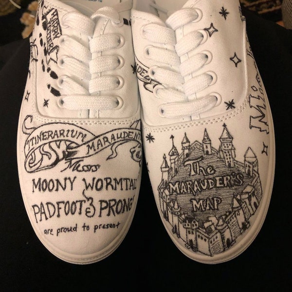 Harry Potter Marauder's Map shoes