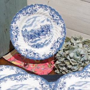1960s ~ English Vintage IRONSTONE Salad Plate ~ 