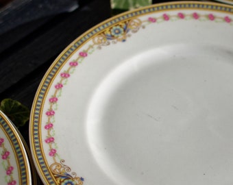 1900's ~ Fine French Porcelain ~ Limoges Porcelain ~ Stamped "B&C" (BERNARDAUD) ~ French Vintage Porcelain Plate