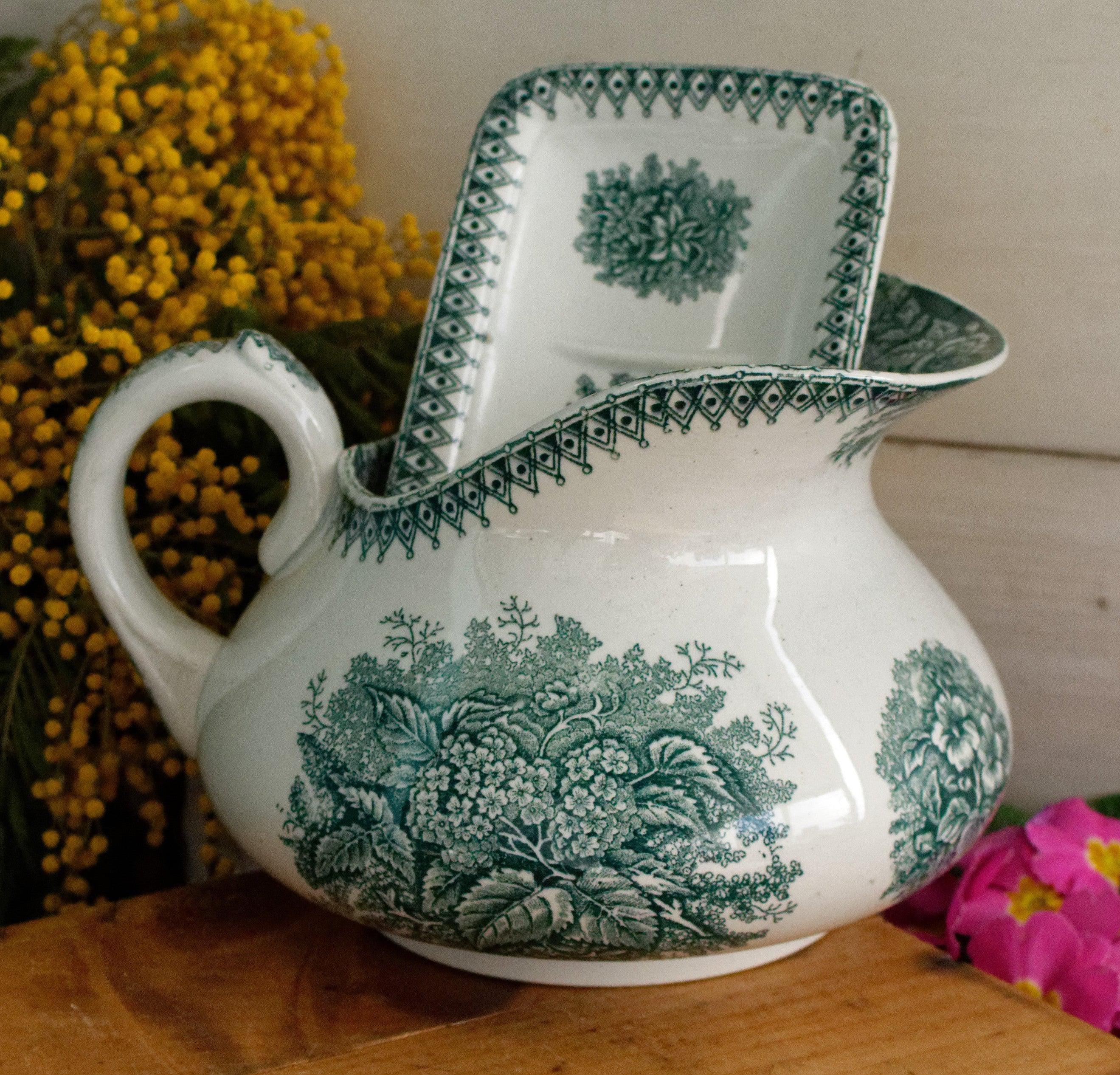 Rare lavabo de bébé Sarreguemines - Collection