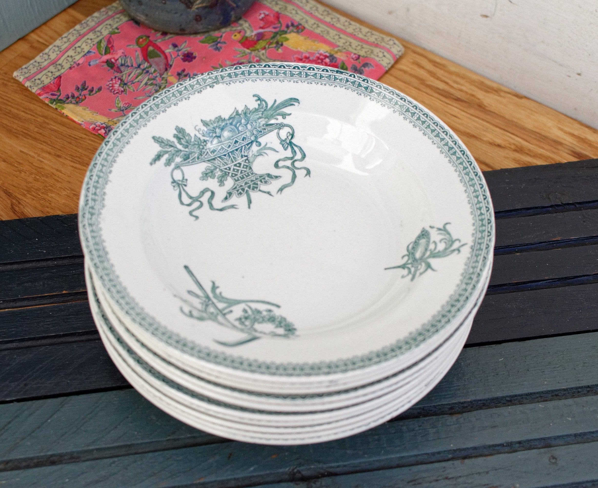 2枚set ペクソンヌ PEXONNE 平皿 プレート フランス 2枚set ペクソンヌ