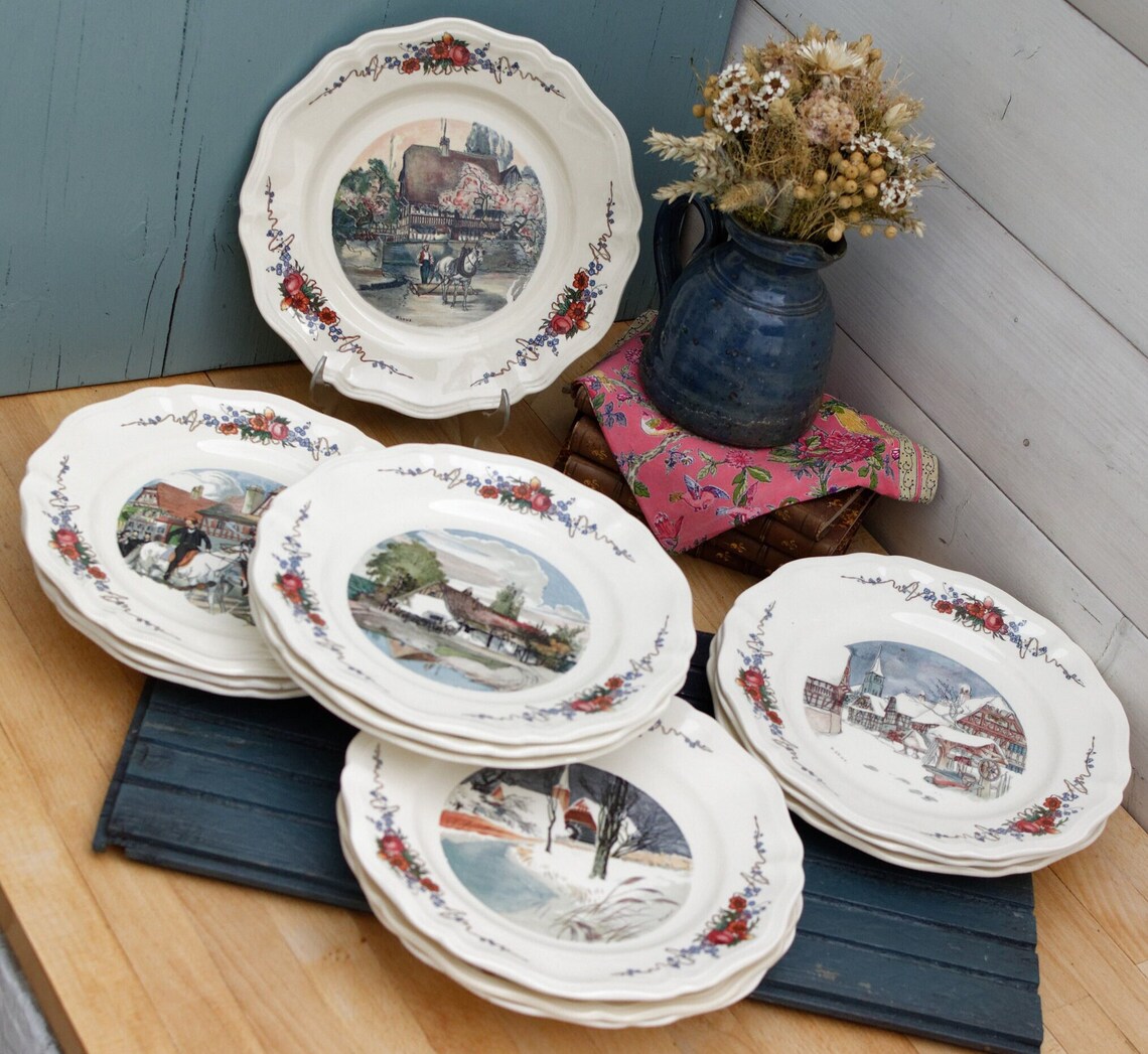 Vintage 1963 Interlachen Dinner Plate Sample
