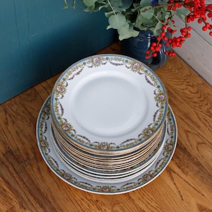 1920s ~ F. Legrand & Cie LIMOGES ~ French Antique Fine Porcelain Plate