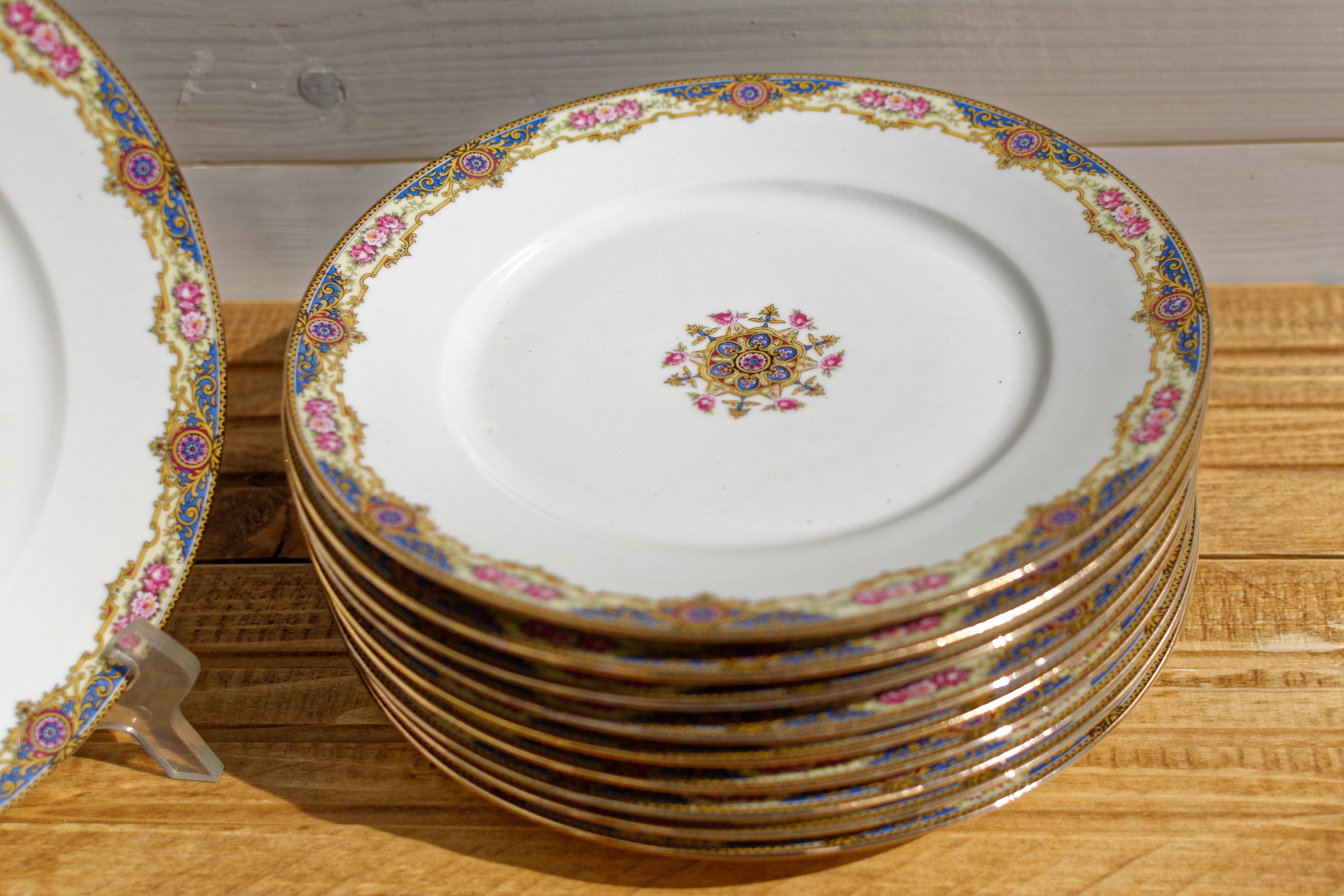 1900s Fine LIMOGES French Porcelain Dinner Plate Made By Etsy 1900s-fine-limoges-french-porcelain-dinner-plate-made-by-etsy