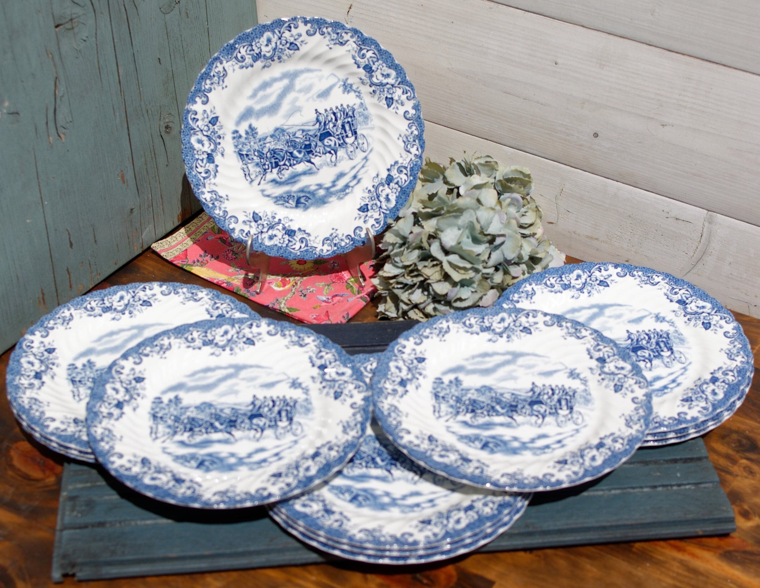 Johnson Brothers Coaching Scenes Dinnerware - Etsy