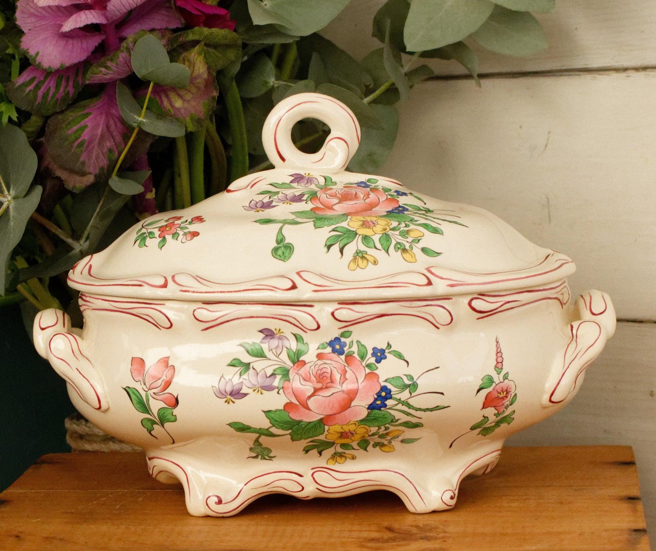 KG Luneville TULIPE ラヴィエ Ravier en faience K.G LUNEVILLE