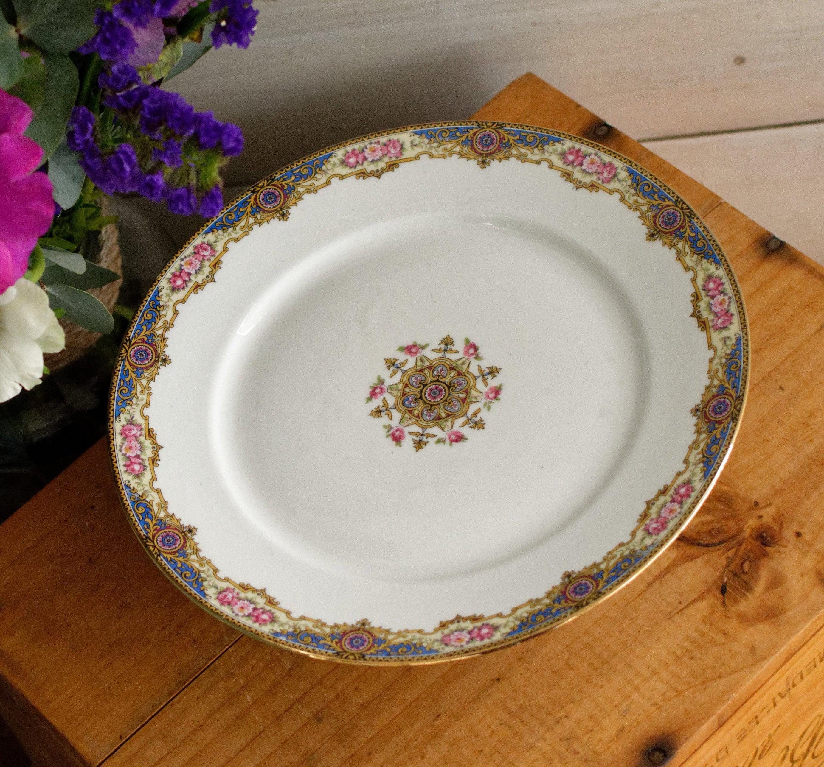VEWEET AVIVA 30 pièces Service de Table Porcelaine 6 Assiette Plate, 6