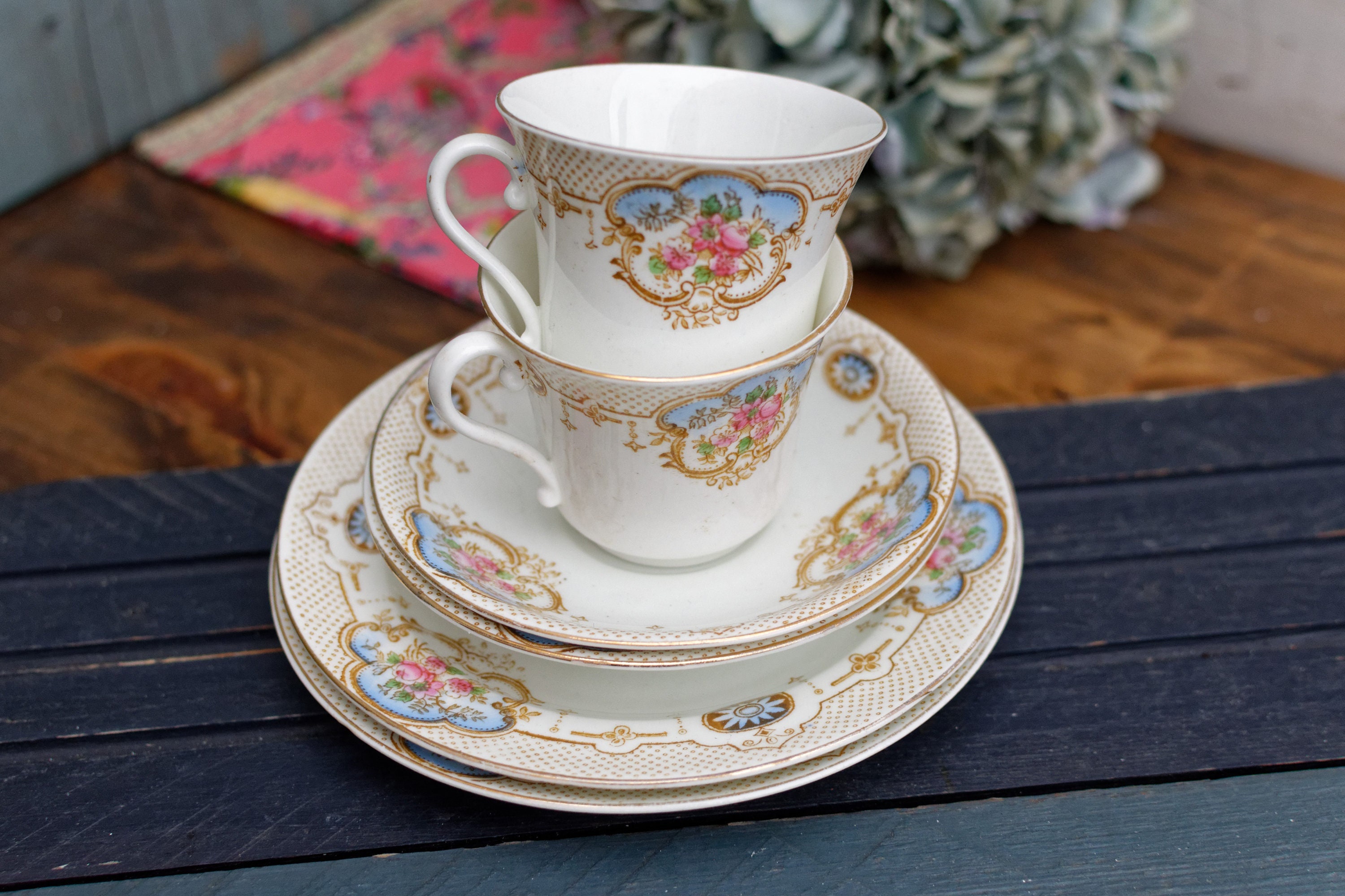 Heathcote China Williamsons Blue - Etsy