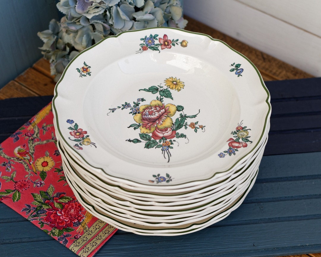Villeroy Et Boch Vaisselle Ancienne Collection 1950s French Vintage PORCELAIN Plate Villeroy & Boch in - Etsy