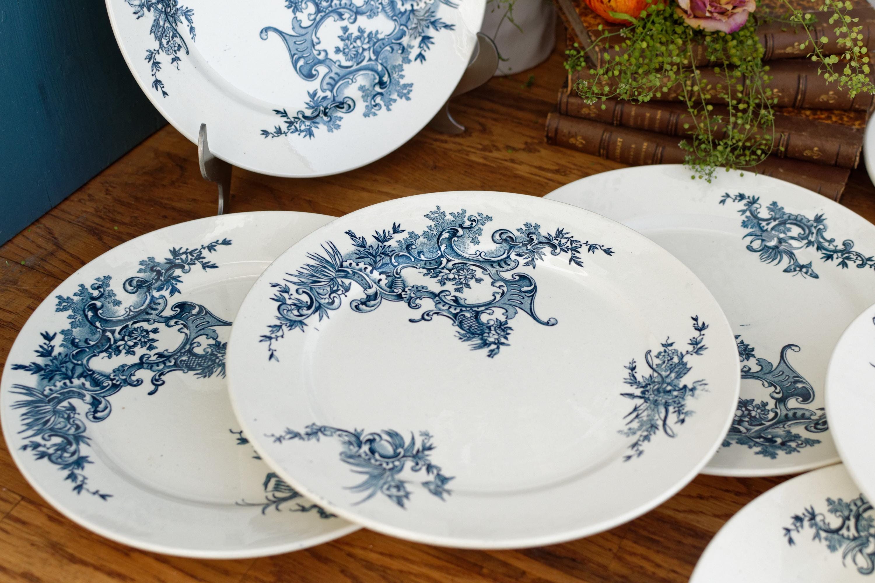 BFK（Boch Freres Keramis）　RÉGENT 　プレート Années 1890 ~ « RÉGENT » Boch Freres Keramis (BFK) ~ Plaque de