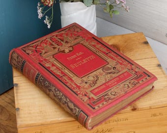 1899 ~ SEULETTE by Piere Mael HACHETTE et Cie ~ French Antique Collectible First Edition Illustrated Polychrome Hardcover Book Novel ~ Gilde