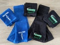 Custom embroidered Football Towel Hook & Loop velcro closure lightweight soft absorbent sports towel personalized