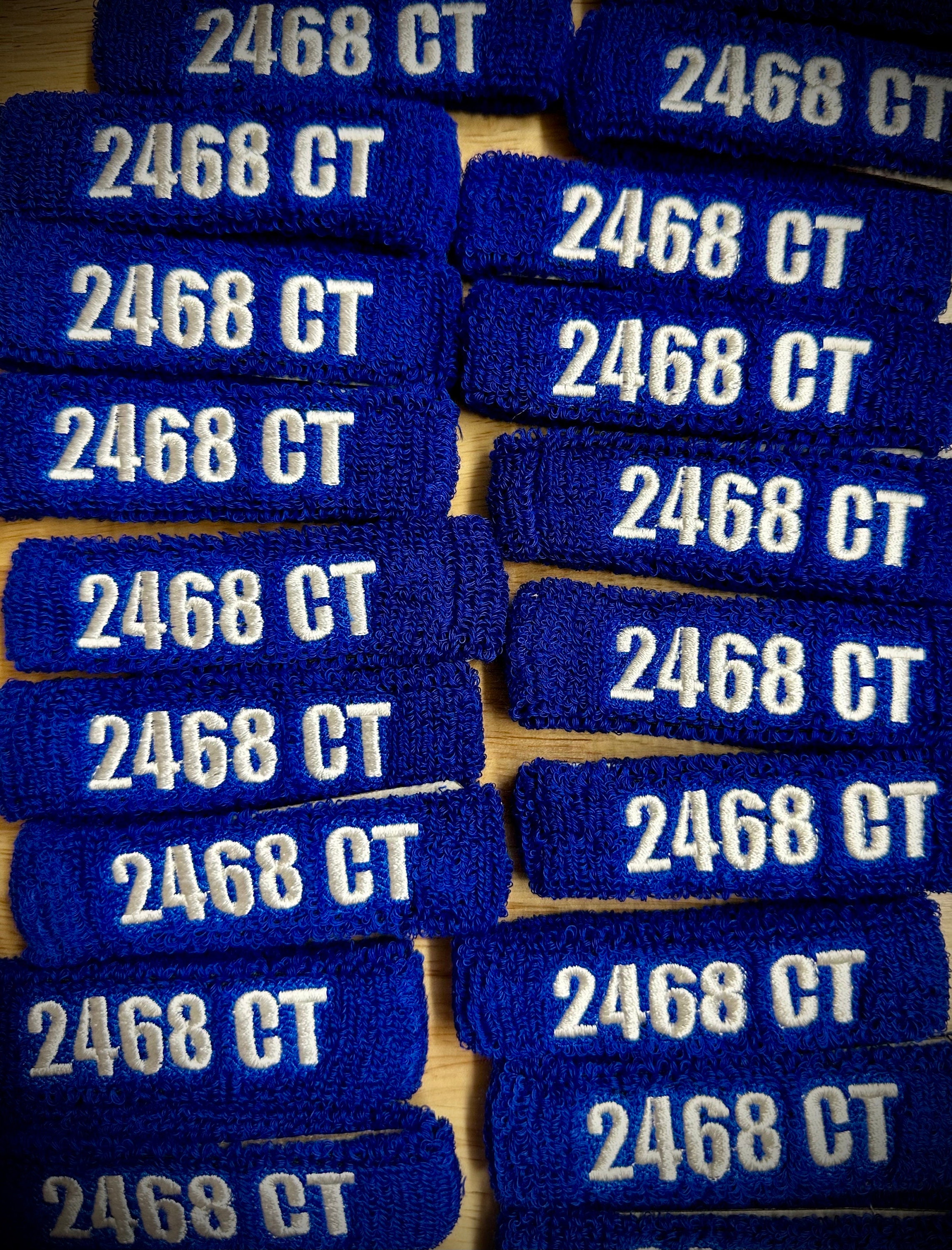 Custom 1 inch Bicep arm band knee Band quality personalized embroidered
