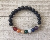 Chakra Healing Bracelet, Mantra Beads, Om Bracelet Meditation Bracelet, Prayer Beads, Healing Energy Aromatherapy, Evil Eye Bracelet