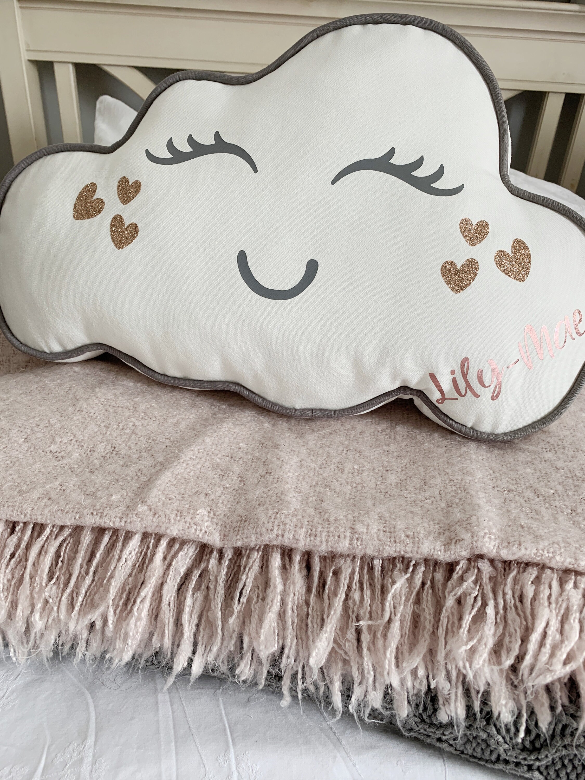 Personalised cloud cushion Etsy