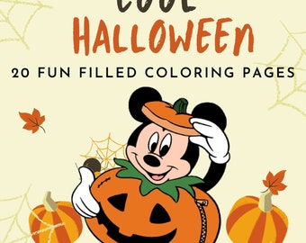 Halloween Coloring Pages (Mickey style)