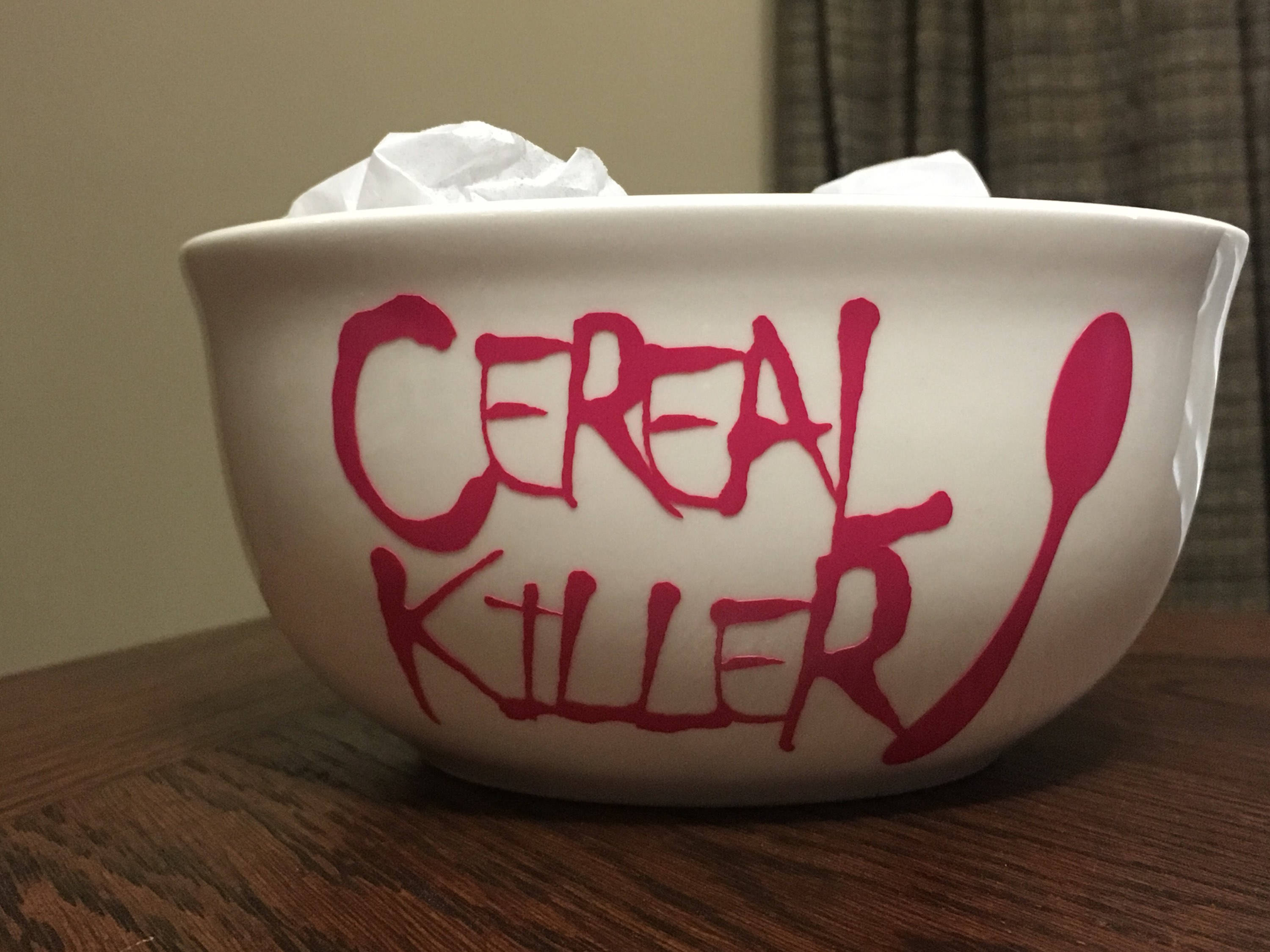 Cereal Killer Bowl / Serial Killer Bowl / Cereal Bowl / Cereal Etsy