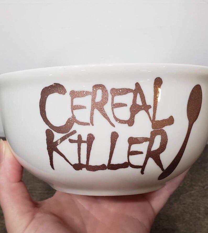 Cereal Killer Bowl / Serial Killer Bowl / Cereal Bowl / Cereal Etsy