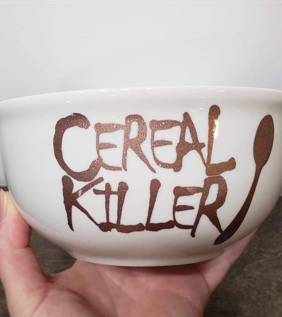 Cereal Killer Bowl / Serial Killer Bowl / Cereal Bowl / Cereal Etsy