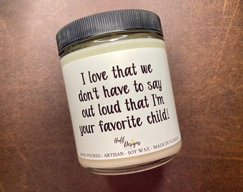 Candle For Mom, Mom Birthday Gift,   Gift for Mom, Mom Gift, Gift From Daughter, Gift for Her, Funny Mom Gift, Gag Gift, Mother