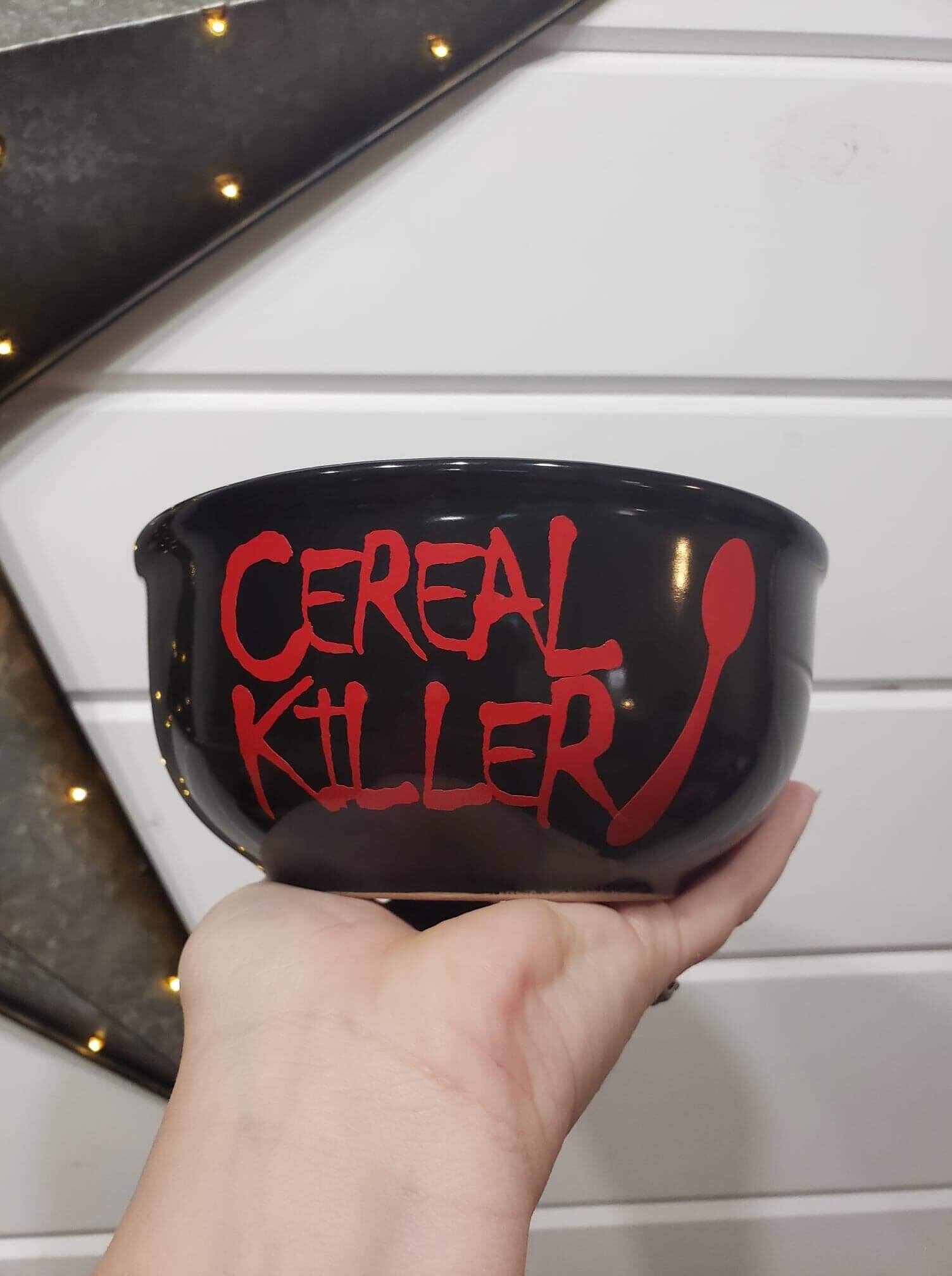 Cereal Killer Bowl / Serial Killer Bowl / Cereal Bowl / Cereal Etsy