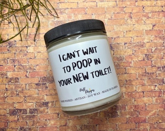 Poop in your new toilet Gift, Housewarming gift for Best Friend, Homeowner Gift, House warming gifts, new home gift, Home owner gift, poop